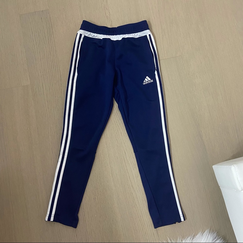 Navy Blue Adidas Sweatpants (S)
